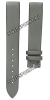 Серый сатиновый ремешок Longines L682119388, 15/14 мм, без замка, для часов Longines Belle Arti L2.501.0, L2.501.4, L2.501.8, L2.501.9, L2.504.0