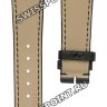 Черный кожаный ремешок Longines L682101325, теленок, 20/16, без замка, для часов Longines Heritage L1.641.4, L1.642.4, L1.645.4, L1.645.6, L1.645.8, L1.647.4