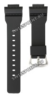 Черный полимерный ремешок Casio 10540849 для часов Casio GMA-S120, GMA-S130, GMA-S140