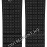 Черный каучуковый ремешок Certina C610019310, 22/20, без замка, для часов Certina Ds Podium WRC C001.647.17.057.10, C001.647.17.207.10