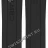 Черный каучуковый ремешок Certina C610019310, 22/20, без замка, для часов Certina Ds Podium WRC C001.647.17.057.10, C001.647.17.207.10