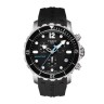 Черный каучуковый ремешок Tissot T603035735, 23/20, интегрированный, стальная пряжка, для часов Tissot Seastar 1000 ванный, стальная пряжка, для часов Tissot Seastar 1000 T066.417.17.057.00, T066.417.17.057.01, T066417A
