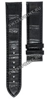 Черный кожаный ремешок Tissot T610045453, теленок, 21/20, без замка, для часов Tissot Visodate T118.430