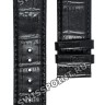 Черный кожаный ремешок Tissot T610045453, теленок, 21/20, без замка, для часов Tissot Visodate T118.430
