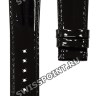 Черный кожаный ремешок Tissot T610033163, удлиненный, 21/18 XL, теленок, интегрированный, без замка, T-Touch II T047.220