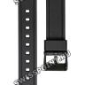 Черный полимерный ремешок Casio 10421384 для часов Casio W-202-1A