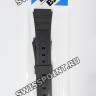 Черный полимерный ремешок Casio 10421384 для часов Casio W-202-1A