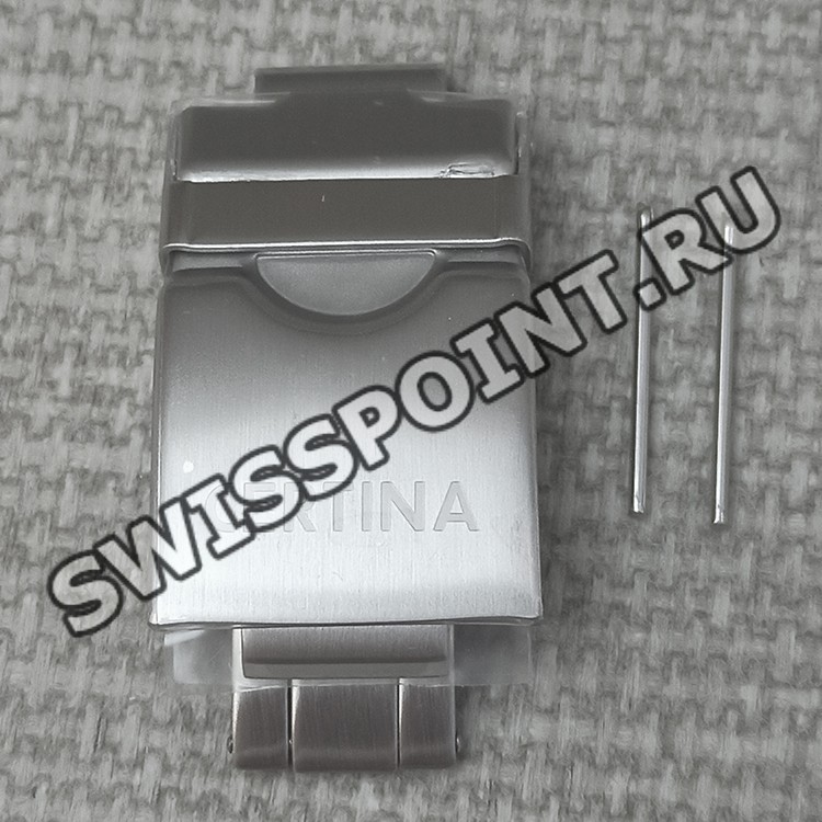 Стальной замок браслета Certina C631011238 для часов Certina С001.517, С001517