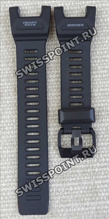 Черный полимерный ремешок Casio 10649551 для часов GBD-H2000-1B