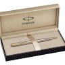 Ручка PARKER S0809140 Шариковая ручка Parker Sonnet K527, цвет: St. Steel GT, стержень: Mblack (№ 77)