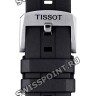 Черный каучуковый ремешок Tissot T603042599, стальная пряжка, для часов Tissot Seastar 1000 Chronograph T120.417