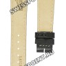 Черный кожаный ремешок Longines L682101329, теленок, 17/14, без замка, для часов Longines Flagship Heritage L4.746.6, L4.746.8