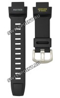 Черный полимерный ремешок Casio 10412704 для часов Casio PRG-550