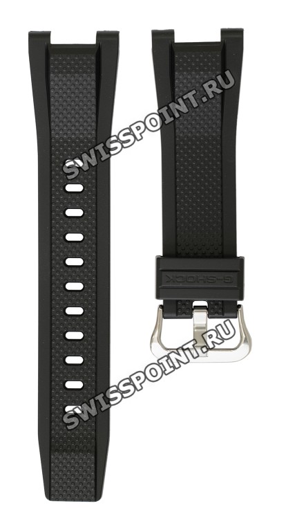 Черный полимерный ремешок Casio 10546899 для часов Casio GST-W300G-1A1, GST-W310-1A, GST-S300G-1A1
