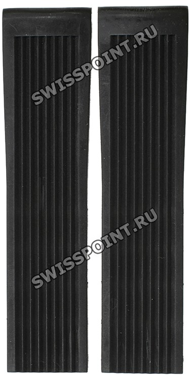 Черный каучуковый ремешок Certina C610019575, без замка, для часов Certina Ds First C014.410, C014.417