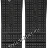 Черный каучуковый ремешок Certina C610019575, без замка, для часов Certina Ds First C014.410, C014.417