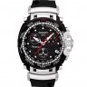 Черный каучуковый ремешок Tissot T610027284, без замка, для часов Tissot T-Race T027.414, T027.417