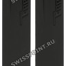 Черный каучуковый ремешок Tissot T610027284, без замка, для часов Tissot T-Race T027.414, T027.417