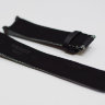 Черный комбинированный (кожа/текстиль) ремешок Tissot T610035310, удлиненный, 22/20 XL, теленок, серая прострочка, без замка, для часов Tissot T-Touch Solar T091.420, T110.420