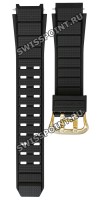 Черный полимерный ремешок Casio 10631668 для часов Casio GST-B300-1A, GST-B300B-1A