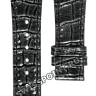 Серый кожаный ремешок Balmain B1731035, 21/16, с боковым вырезом, без замка, для часов Balmain Balmania 3591, 3595