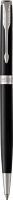1931503 Шариковая ручка Parker Sonnet Slim , Lacquer Deep Black CT (№ 501)
