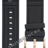 Черный каучуковый ремешок Tissot T603043409 с кожаной накладкой, под крокодила, розовая пряжка, 22/22 мм, для часов Tissot T-Race Swissmatic T115.407