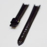 Черный кожаный ремешок Tissot T610036539, теленок, без замка, 12/10, для часов Tissot Flamingo T094.210