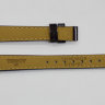 Черный кожаный ремешок Tissot T610036539, теленок, без замка, 12/10, для часов Tissot Flamingo T094.210