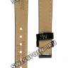 Черный кожаный ремешок Tissot T610036539, теленок, без замка, 12/10, для часов Tissot Flamingo T094.210