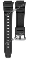 Черный полимерный ремешок Casio 10517248 для часов Casio AE-1000W-1A, AE-1000W-1A2, AE-1000W-1B