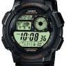 Черный полимерный ремешок Casio 10517248 для часов Casio AE-1000W-1A, AE-1000W-1A2, AE-1000W-1B