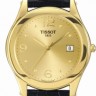 Черный кожаный ремешок Tissot T600013470, теленок, 20/18, желтая пряжка, для часов Tissot Bridgeport, Jasmin, Carson G669, G681