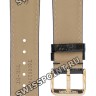 Черный кожаный ремешок Tissot T600013470, теленок, 20/18, желтая пряжка, для часов Tissot Bridgeport, Jasmin, Carson G669, G681