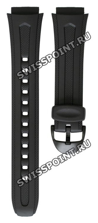 Черный полимерный ремешок Casio 10202335 для часов Casio W-210-1A, W-210-1B, W-210-1C, W-210-1D