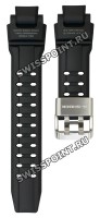 Черный полимерный ремешок Casio 10412716 для часов Casio GW-A1000-1A