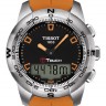 Оранжевый силиконовый ремешок Tissot T610026463, без замка, для часов Tissot T-Touch Expert T013.420, T013420, T047.420, T047420