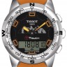 Оранжевый силиконовый ремешок Tissot T610026463, без замка, для часов Tissot T-Touch Expert T013.420, T013420, T047.420, T047420