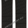 Черный каучуковый ремешок Tissot T610028918, без замка, для часов Tissot Veloci-T T024.417, T024417A, T024.427, T024427A
