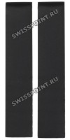 Черный каучуковый ремешок Certina C610015563, без замка, для часов Certina DS First 09 C014.217, C014.235, C014217, C014235