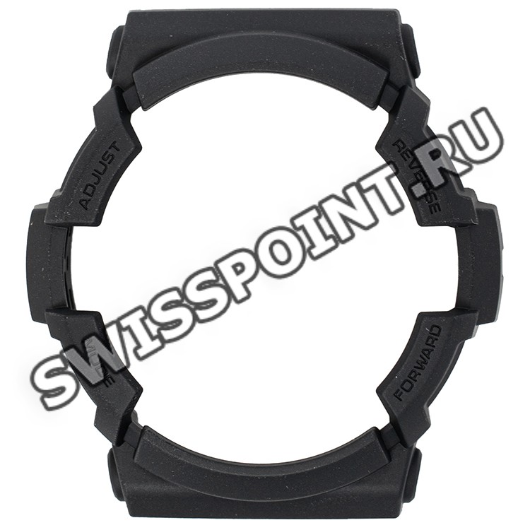Черный рант корпуса часов Casio 10441456 для часов Casio GA-200SPR-1A, GAS-100BMC-1A, GAW-100AR-1A, GAW-100BMC-1A