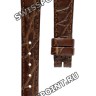 Коричневый кожаный ремешок Longines L682104084, теленок, 13/10, без замка, для часов Longines Lyre L4.258.2, L4.259.2, L4.260.2