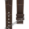 Коричневый кожаный ремешок Certina C610020203, теленок, 15/12, без замка, для часов Certina Ds 8 C033.251