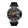 Черный каучуковый ремешок Tissot T610029696, без замка, для часов Tissot T-Race T048.417, T048417A, T048.427, T048427A