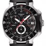 Черный каучуковый ремешок Tissot T610029696, без замка, для часов Tissot T-Race T048.417, T048417A, T048.427, T048427A