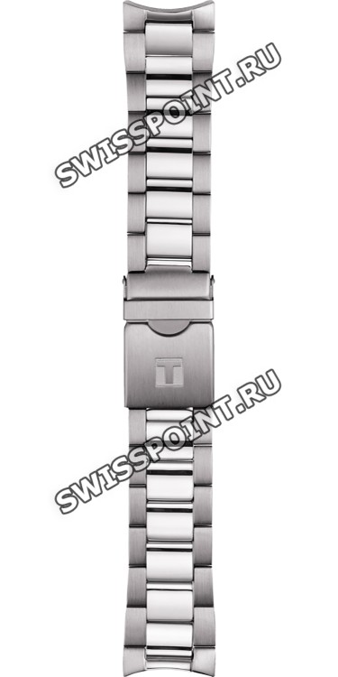 Стальной браслет Tissot T605046894, 22/20, для часов Tissot Seastar T120.417, T120.429, T120.607