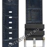 Синий каучуковый ремешок Tissot T603044131 с синей кожаной накладкой, имитация крокодила, 22/22, стальная пряжка, для часов Tissot T-Race Swissmatic T115.407.17.041.00