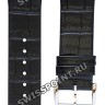 Черный кожаный ремешок Tissot T600040833, теленок, 15/18, с вырезом, стальная пряжка, для часов Tissot Generosi-T T105.309.16.126.00, T105309