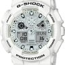 Белый полимерный ремешок Casio 10395227, матовый, стальная пряжка, для часов Casio G-Shock GA-100, GA-110, GD-100, GW-8900