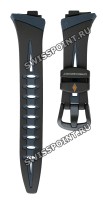 Черный полимерный ремешок Casio 10210960 для часов Casio CHR-100-1V